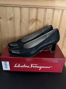 Salvatore Ferragamo Luna 9 1/2 AAA Black - Picture 1 of 19