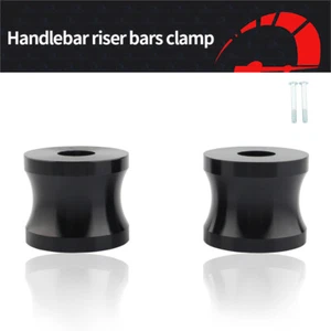 Handlebar Riser Adapter  For INTERCEPTOR 650 2018-2023 Handle Bar Mount Clamp - Picture 1 of 5