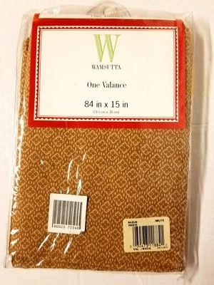 WAMSUTTA One VALANCE 84” X 15” - Ventana voladiza nueva  Foto 1 de 2