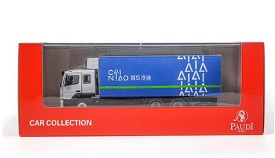 Camión Paudi 1/48 Mitsubishi FUSO CAINIAO cadena de frío distribución modelo diecast Foto 1 de 4