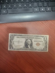 1935-A 1 dollar wwii hawaii silver certificate - P33538487C - Picture 1 of 14