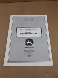 John Deere 54D 60D AutoConnect Mid-Mount Mower Operators Manual - Bild 1 von 3