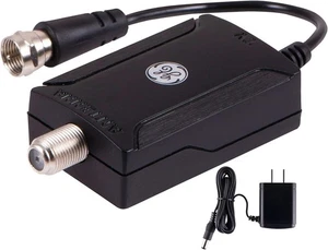 Amplificatore Antenna TV da Interno, Booster Segnale, HD Digitale VHF Nero - Foto 1 di 8