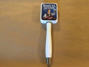 Vintage Samuel Sam Adams Boston Lager Wood & Metal Beer Tap Pull Handle - Picture 1 of 12