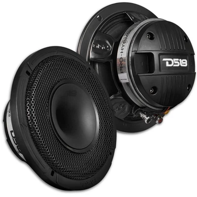 2x DS18 6.5" 2-way Speakers with Driver - PRO-HY6M Slim 150 Watts Rms 8-ohm