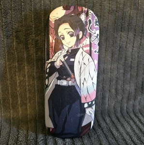 Demon Slayer Shinobu Kocho Hartschalen Brillenetui Anime Lila Schmetterling 6,7" - Bild 1 von 12