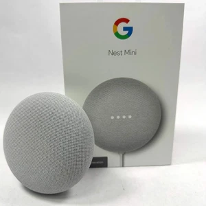 Haut-parleur intelligent Google Nest Mini 2ème génération blanc - Photo 1/2