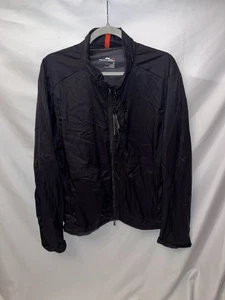 RLX Ralph Lauren Men's Black Windbreaker Lightweight Full Zip Golf Jacket Sz L - Picture 1 of 9