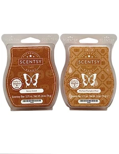 Scentsy Wax Bars Scary Good & Perfect Pumpkin Pear/Auslaufversand mit Eisbeutel - Bild 1 von 7