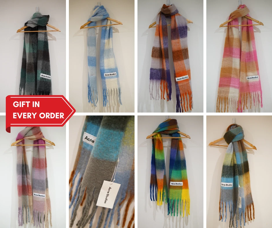 Acne Studios Scarfs Variety of Colours - UK Same Day Delivery