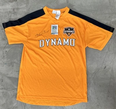 Футболка с автографом Adidas Houston Dynamo MLS 2x Ching мужская очень большая - Изображение 1 из 4