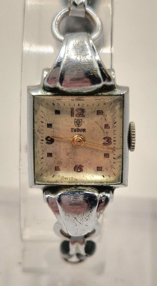 Reloj de cóctel vintage Tudor Rolex para dama 1968 - 645932 - no funciona Foto 1 de 4
