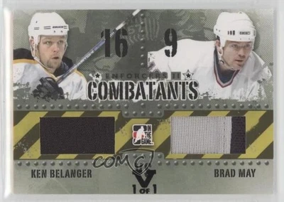 2013 ITG Enforcers II Combatants Black Vault 1/1 Ken Belanger Brad May #C-01 1a6 - Image 1 of 3