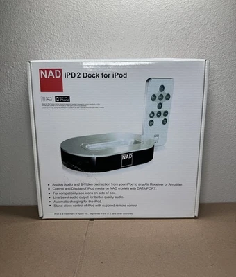 NAD IPD 2 扩展坞坞适用于 Apple iPod iPhone IPD2(全新) — 第 1/3 张图片