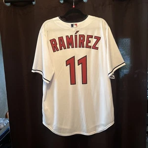 Jose Ramirez Jersey Cleveland Guardians Mens Large White #11 - Picture 1 of 7