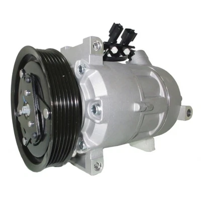Compresor de aire acondicionado para Volvo S80 2007-2015 | 6 ranuras de rueda pully | Conector de 1 pin Foto 1 de 4