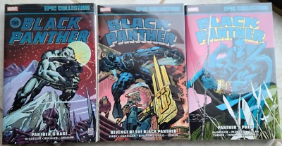 Black Panther Epic Collection Vol 1, Vol 2 & Vol 3 / lot set of 3 - Image 1 of 4