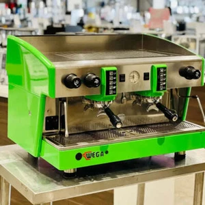 Wega Wega Atlas Used Hot Green Commercial Coffee Machine - Picture 1 of 6