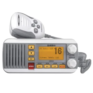Uniden UM435 Festmontage Tauchboot DSC UKW Marine Radio mit Wetter - weiß - Bild 1 von 5