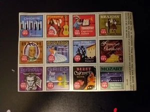 Reader's Digest Classical Record Purchase Order Stamps Novelty see scan details - Picture 1 of 2