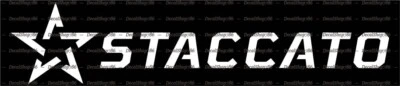 STACCATO - STI Firearms -Outdoor Sports- Car Vinyl Die-Cut Peel N' Stick Decals