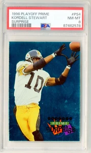 KORDELL STEWART 1996 Playoff Prime Surprise #PS04  1:288 PACKS  PSA NEAR-MT 8 - Picture 1 of 2
