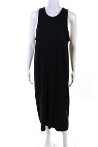 Joie Womens Cotton Jersey Knit Mid-Calf Sleeveless Tank Dress Black Size L