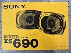 Sony XS-690 6x9" Mobile ES 2-Way Coaxial Speakers - Vintage - Made In Japan! - Picture 1 of 5