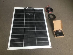 130 watt 130W 48v Solar Panel Battery Charger Kit Golf Cart ezgo club car Yamaha - Picture 1 of 4