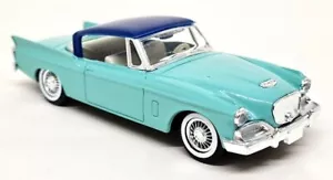 Solido 1/43 - Studebaker Silver Hawk Green / Blue diecast model car - Picture 1 of 4
