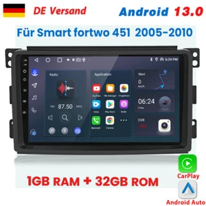 Für Mercedes Benz Smart Fortwo 2005-2010 Carplay Android Autoradio GPS NAVI DAB+ - Bild 1 von 13