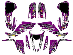 Kit de Gráficos Senge Púrpura Todos los Años KFX 400 SHREDDER Compatible con Kawasaki - Imagen 1 de 7