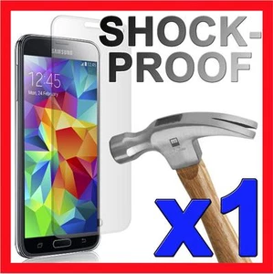 Tough Waterproof Screen Protector Heavy Duty Film Cover for Samsung Galaxy S5 - Picture 1 of 6
