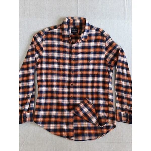 J.Crew Plaid Flannel Medium Men Long Sleeves Button Down Shirt Relax Fit Collar - Picture 1 of 8