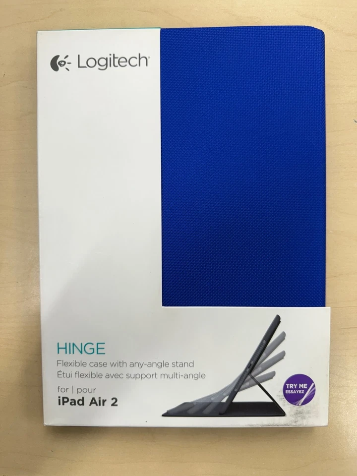 Logitech Slim Hinge Flexible Folio Case for 9.7" iPad Pro / iPad Air 2 in Red - Image 1 of 4