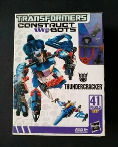 Transformers Construct Bots Thundercracker Decepticon Hasbro 41 pezzi classe Scout - Foto 1 di 8