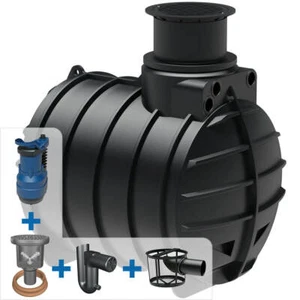 Regenwasser Komplettanlage Garten, Zisterne 4450 L + Abdeckung - PKW-befahrbar - Bild 1 von 10