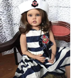 Muñecas de peinado de dos colas de caballo con acabado de 32 pulgadas para bebé niña - Imagen 1 de 4