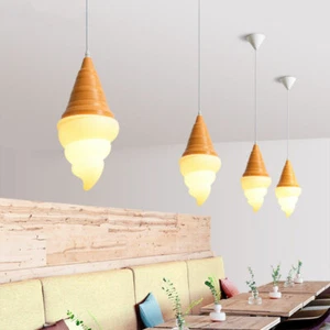 Ice Cream Pendant Light Modern Kitchen Led Hanging Lamp Bedroom Cafe Home Decor - Picture 1 of 12