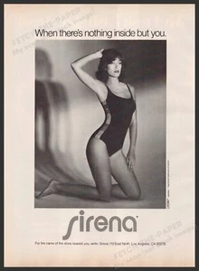 Sirena anni 80 rivista stampa pubblicità 1984 costume da bagno gambe lycra - Foto 1 di 1