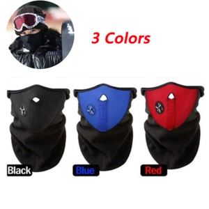 Face Mask Men Women Cycling Ski Neck Cover Motor Bike Motorcycle Winter Warm - Picture 1 of 13