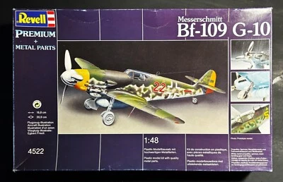 REVELL 4522 - MESSERSCHMITT Bf-109 G-10 - 1/48 PLASTIC KIT + METAL PARTS - Immagine 1 di 4
