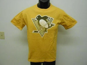 NEW-MENDED PITTSBURGH PENGUINS YOUTH MEDIUM M 10-12 ADIDAS SHIRT - Picture 1 of 1