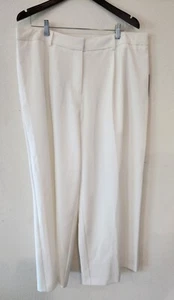 vince camuto white Long Wide Plus Size Pants - Picture 1 of 13