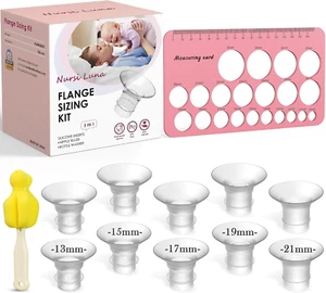 Flange Sizing Kit 3 in 1 Ultimate with 10PCS Flange Inserts 13/15/17/19/21Mm, Ni - Picture 1 of 8