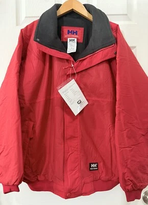 NWT Red MENS HELLY HANSEN HELLY JACKET RN #73983 CA #26405 THINSULATE LARGE