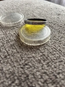 Tiffen Yellow 1 series VI camera Filter w/ hard case Silver - Picture 1 of 4