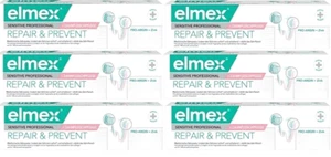 6x Elmex sensitive Professional + Zahnfleischpflege Repair & Prevent (6x 75ml) - Bild 1 von 2