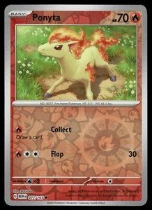 Ponyta Reverse Holo NM 077/165 Scarlet & Violet 151 Pokemon Card - Picture 1 of 1