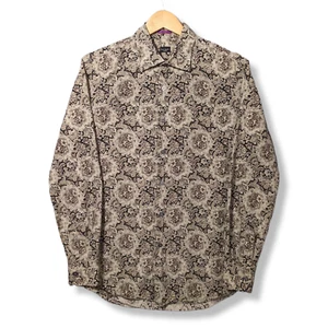 Paul Smith Paisley Shirt Men's Medium 16.5 / 42 Long Sleeve Floral Pattern Slim - Picture 1 of 16
